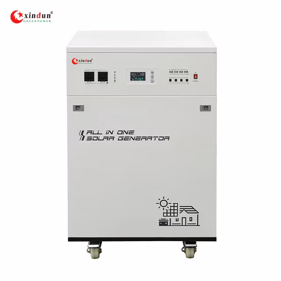 Le système de stockage d'énergie tout-en-un a un onduleur PV de 5 kW et une batterie d'onduleur sur pied de 10 kWh