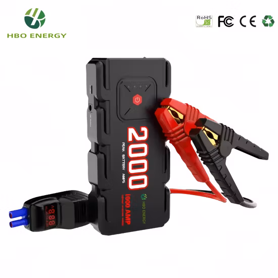 Altertool 12V 15000mAh 2000A Démarreur de saut multifonction pour voiture