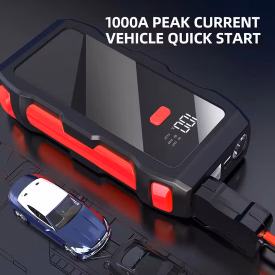 Démarreur de voiture multifonction 12 V avec banque d'alimentation