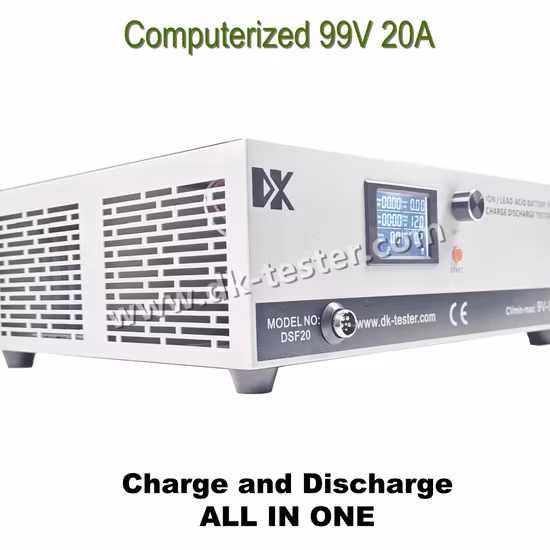 12V 24V 36V 48V 60V 72V 84V Lithium-Ion et batterie au plomb Batterie universelle Testeur de capacité de décharge de charge de cycle automatique