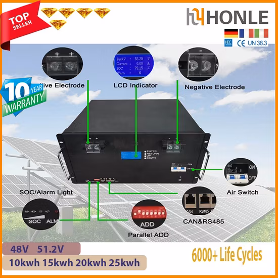 Batterie au lithium Pytes 48V 10kw 15kw 20kw 50kw 100kw Batteries Li-ion