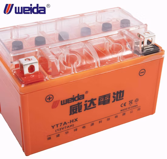 Ytx7-BS/Batterie de moto 12V7ah/Batterie haute puissance/Batterie au plomb/Batterie pour sports motorisés