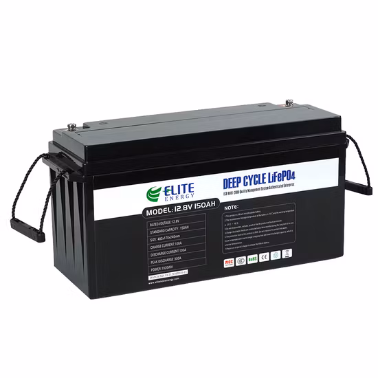 Elite OEM Lithium Ion Battery Pack 12V 12.8V 100ah 200ah 300ah 400ah LiFePO4 Batteries au lithium solaires rechargeables pour RV/EV/Yacht/Caravane/Ess