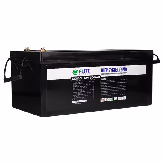 Batteries au lithium 12V300ah longue durée de vie RV batterie solaire Li-ion LiFePO4 batterie lithium-ion